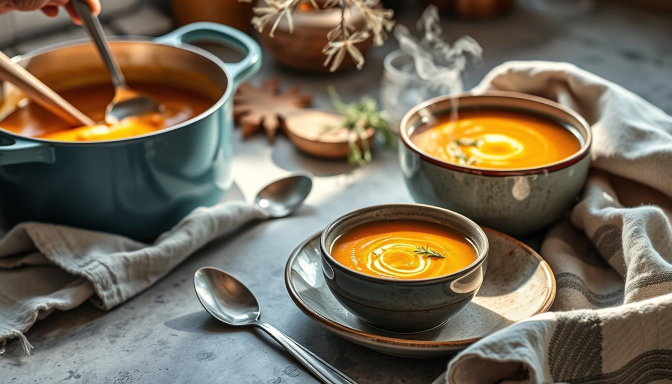 Balanced healthy meal prepared in a home kitchen